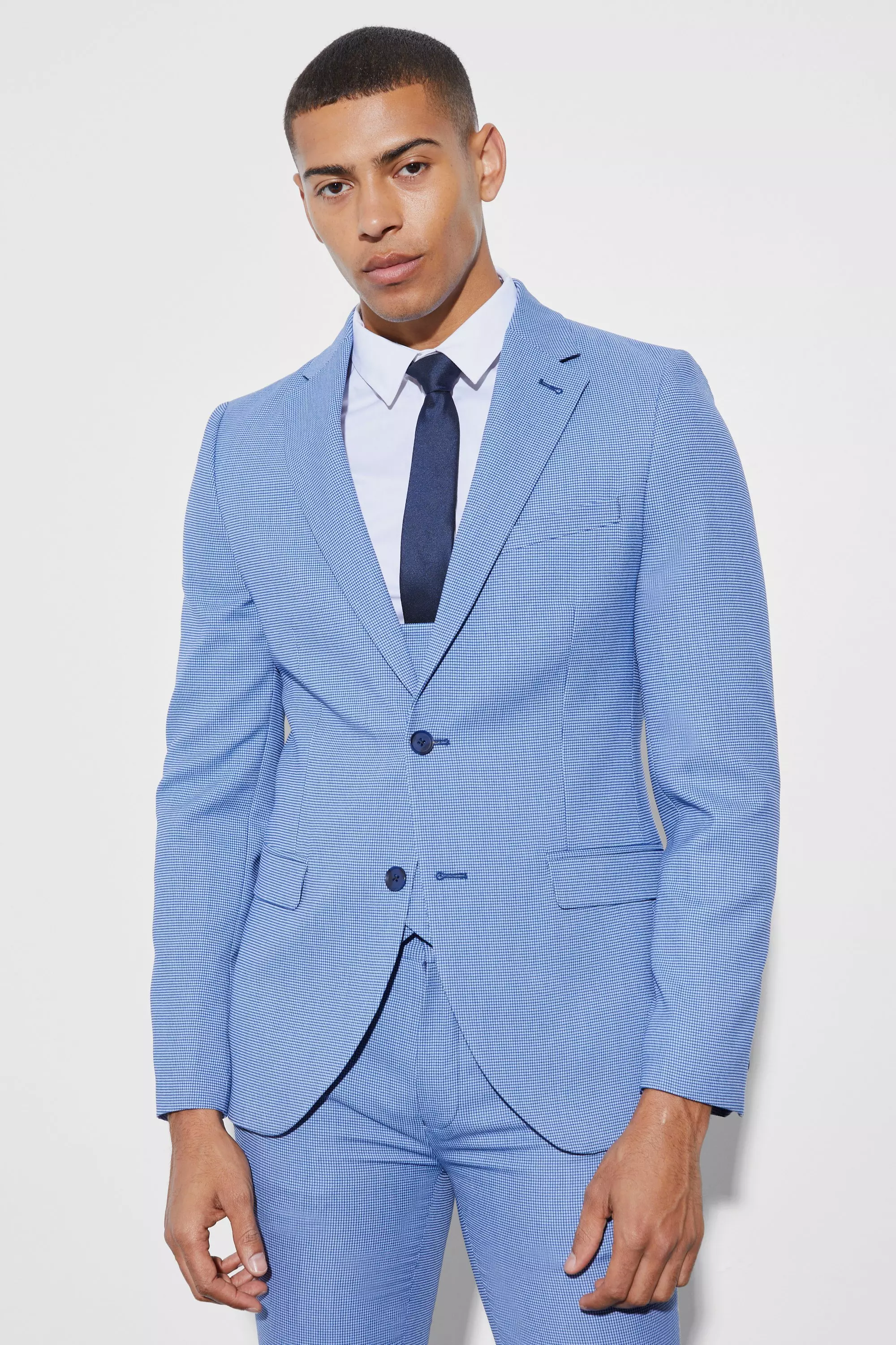 Textured suit outlet jacket